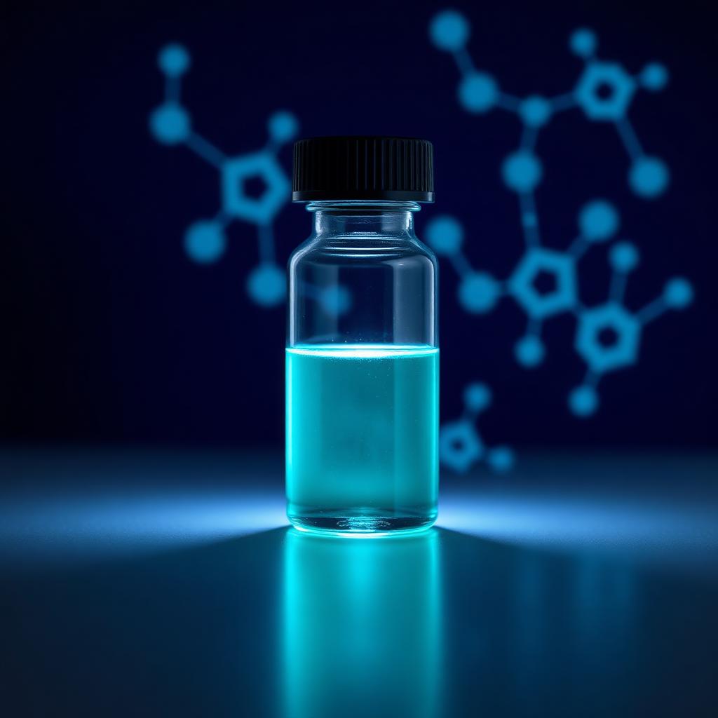 CJC-1295 research peptide reference vial